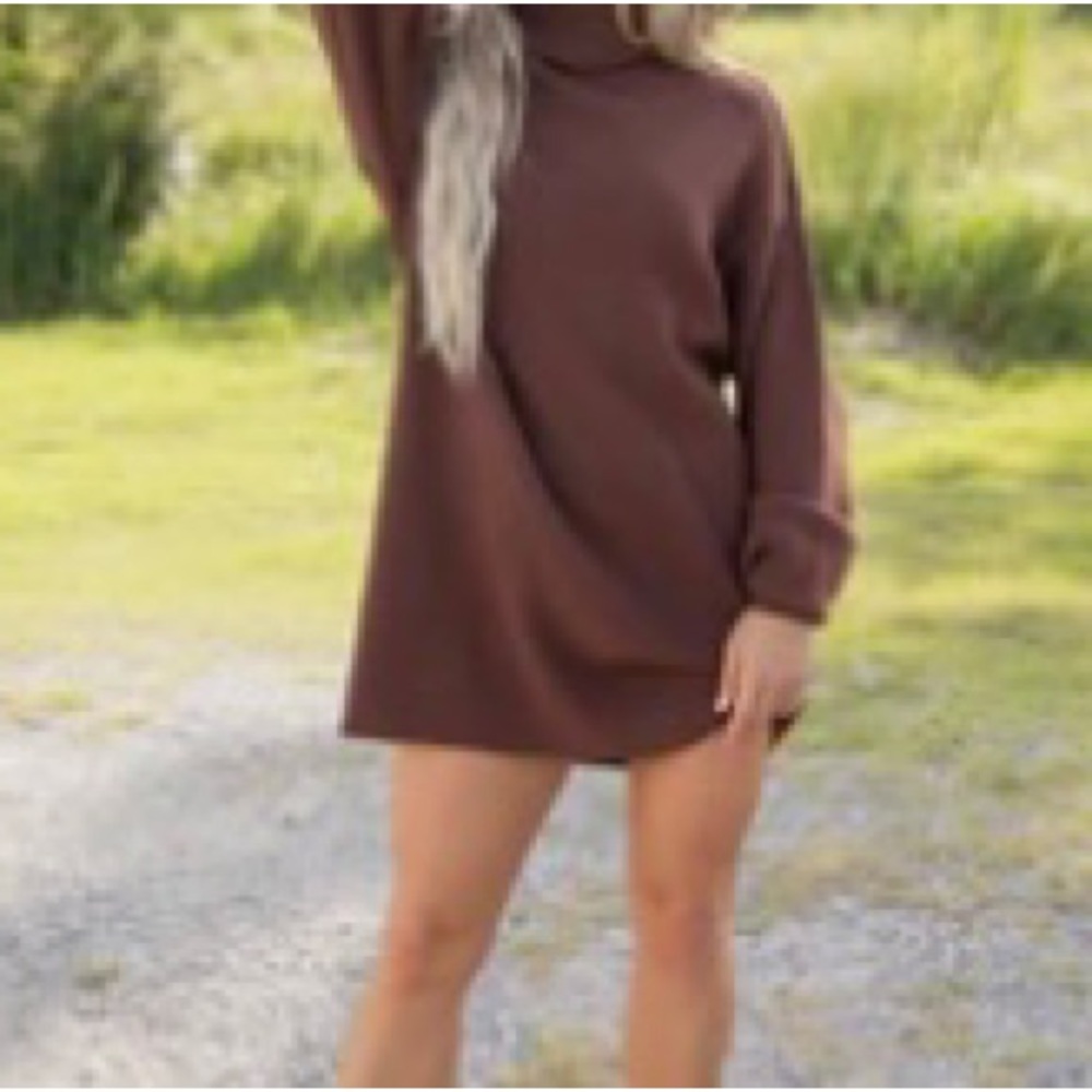 Oversized sweater dress